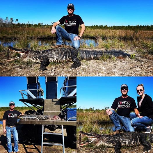 Awesome time with Sonny and his wife on their first gator hu...