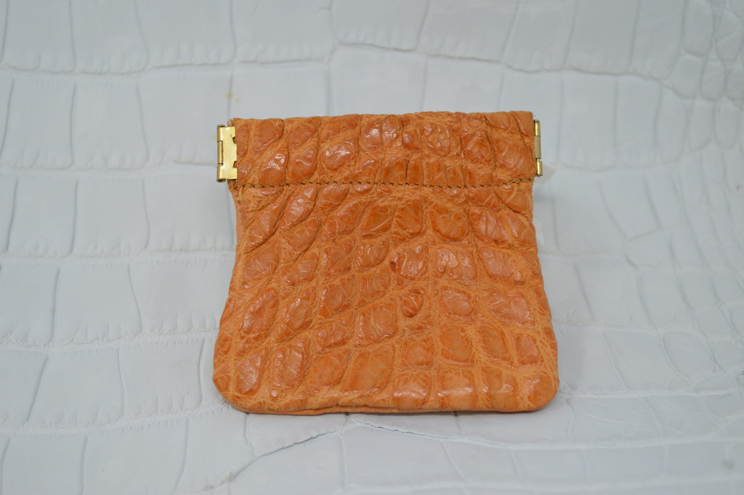 French Vintage Light Brown Crocodile Leather Bag - Shop At Granny's Handbags  & Totes - Pinkoi